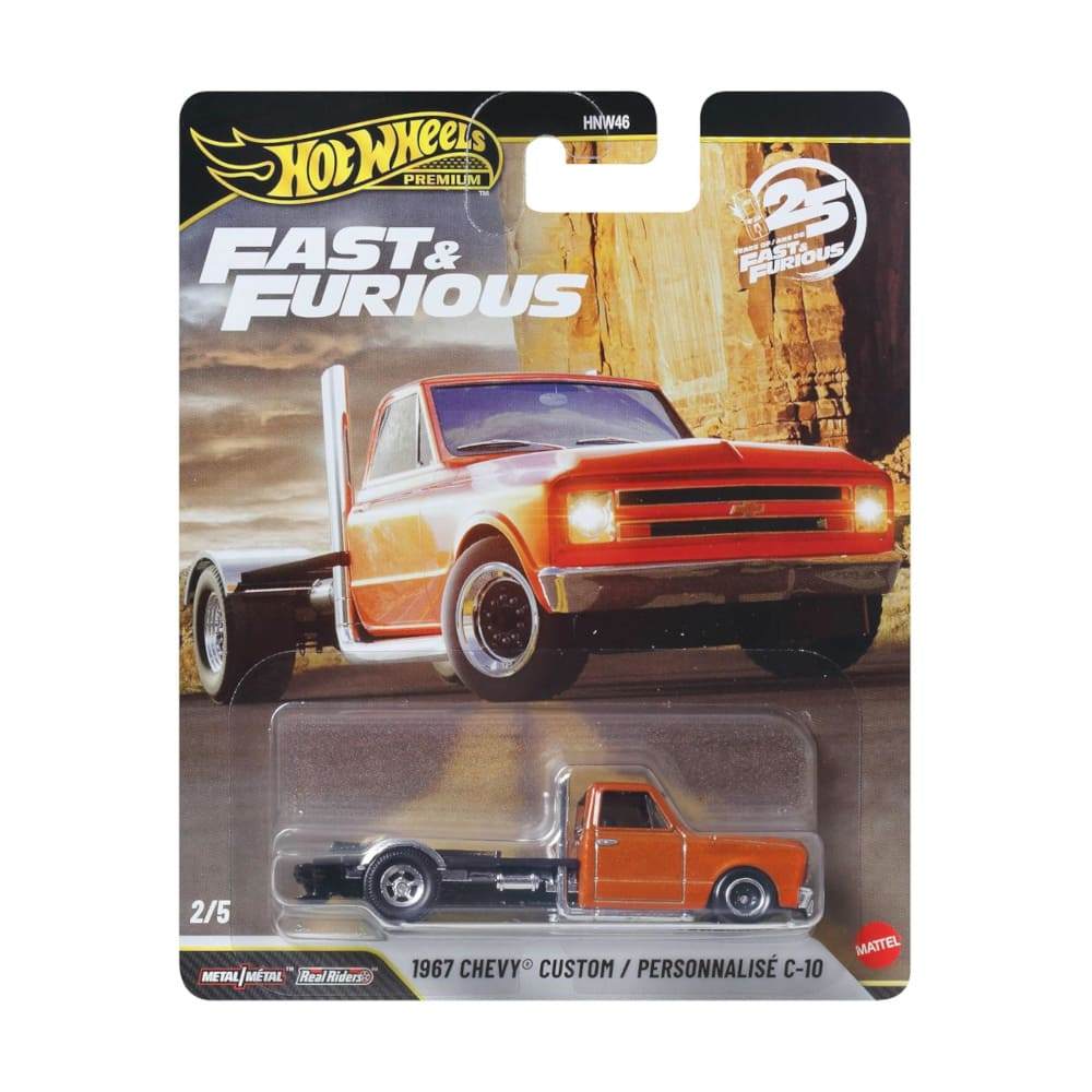 Carrinho Hot Wheels Chevy Custom Personnalisé 1967 Fast Furious