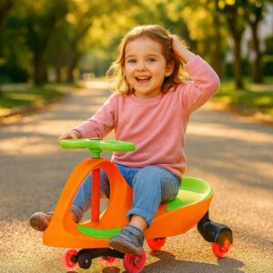 Carrinho Infantil Rolemã Ginga Car com LED Brinquedo Criança