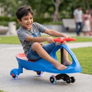 Carrinho Infantil Rolimã Gira Triciclo Roda Led Volante 360° Suporta