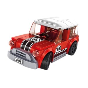 Carro blocos montar Brinquedo Infantil Super Car Cooper 115 Peças
