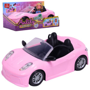 Carro de Boneca Brinquedo Anlily Esportivo Conversivel Castela