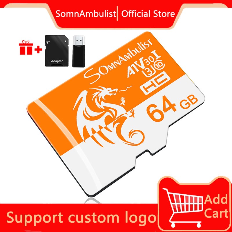 Cartão de memória Flash de alta velocidade classe 10 8GB 32GB 64GB