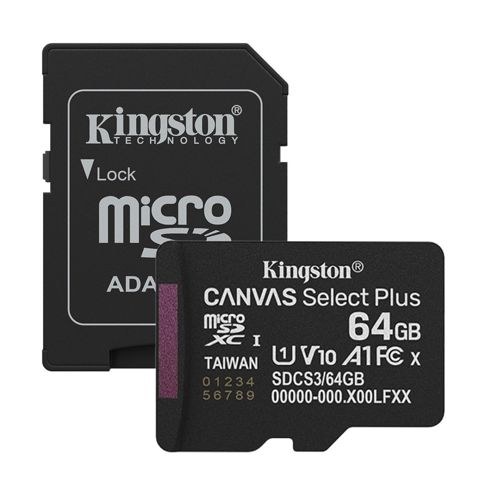 Cartão de Memória Kingston Select Plus 64GB Micro Sd c Adap