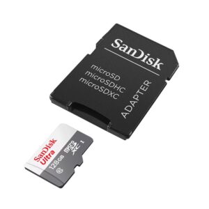 Cartão de memória micro SD 128gb c adaptador Classe10 Sandisk