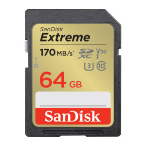 Cartão de Memória Sandisk 64gb Extreme 170Mbs