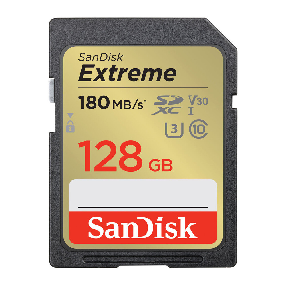 Cartão de Memória Sdxc Sandisk 128gb Cartão Sd 180Mbs — Informática