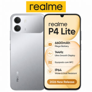 Celular realme P4 Lite Smartphone 4+256 GB 2ANOS E IA Garantia