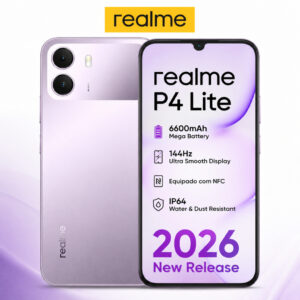 Celular realme P4 Lite Smartphone 4+256 GB 2ANOS E IA Garantia