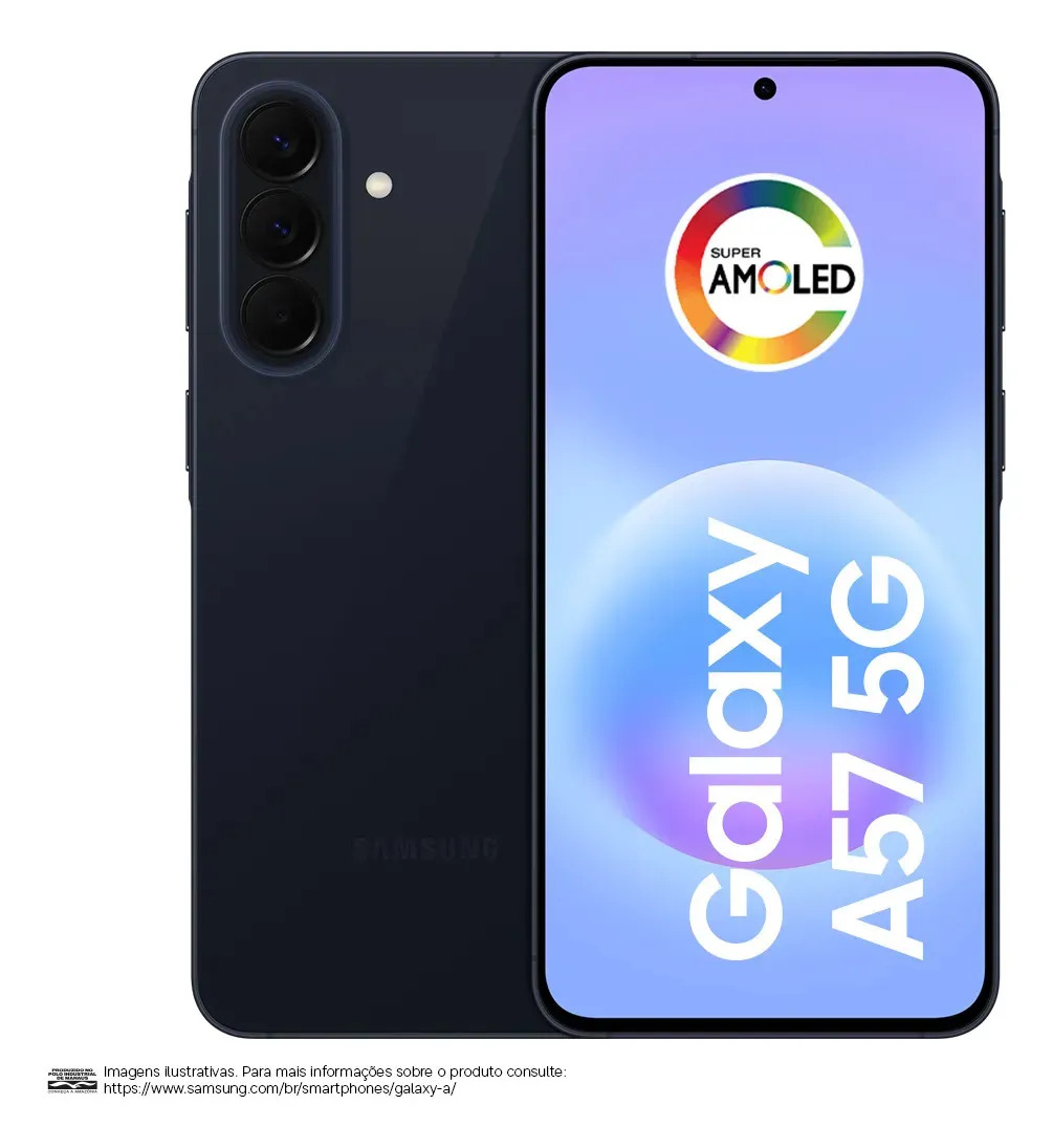 Celular Samsung Galaxy 5G 128GB, 8GB RAM, Recursos AI — Celulares e Acessórios