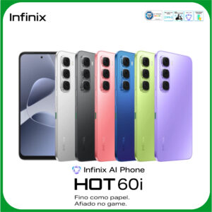 Celular Smartphone Infinix Hot 60i Dual Chip 4G Tela 6,7 pol. 4GB 4GB