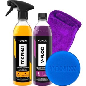 Cera Liquida Tok Final Manutenção Brilho V-Floc Shampoo Vonixx