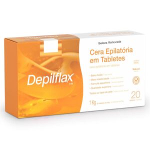 Cera quente tabletes depilatório 1kg Depilflax