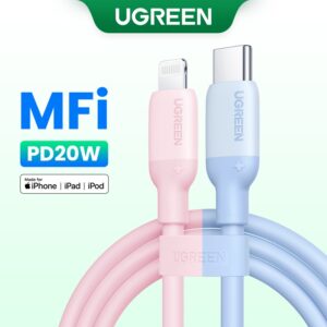 Certificado Ugreen 20W PD USB C Cabo Tipo Carregamento Rápido Para