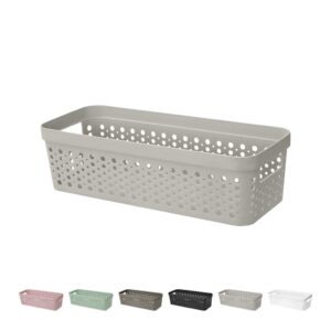 Cestos Organizador s Tampa Trama Rattan Usual Utilid 3,6L