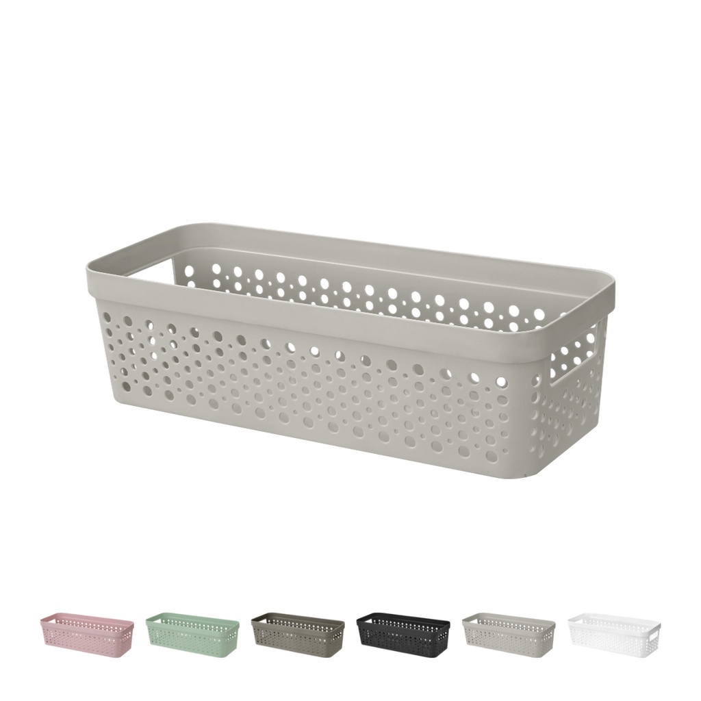 Cestos Organizador s Tampa Trama Rattan Usual Utilid 3,6L
