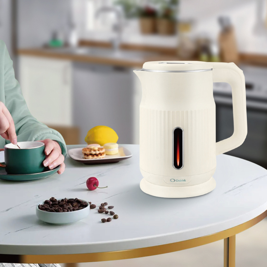 Chaleira Elétrica 1,6L Aço Ferve Rápido Desliga Automático 110V 220V