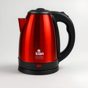 Chaleira Elétrica 1,8L Vermelha Kian 1500W Desligamento Automático