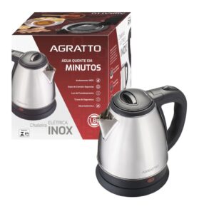 Chaleira Elétrica 220v Inox 1,8L Agratto 784