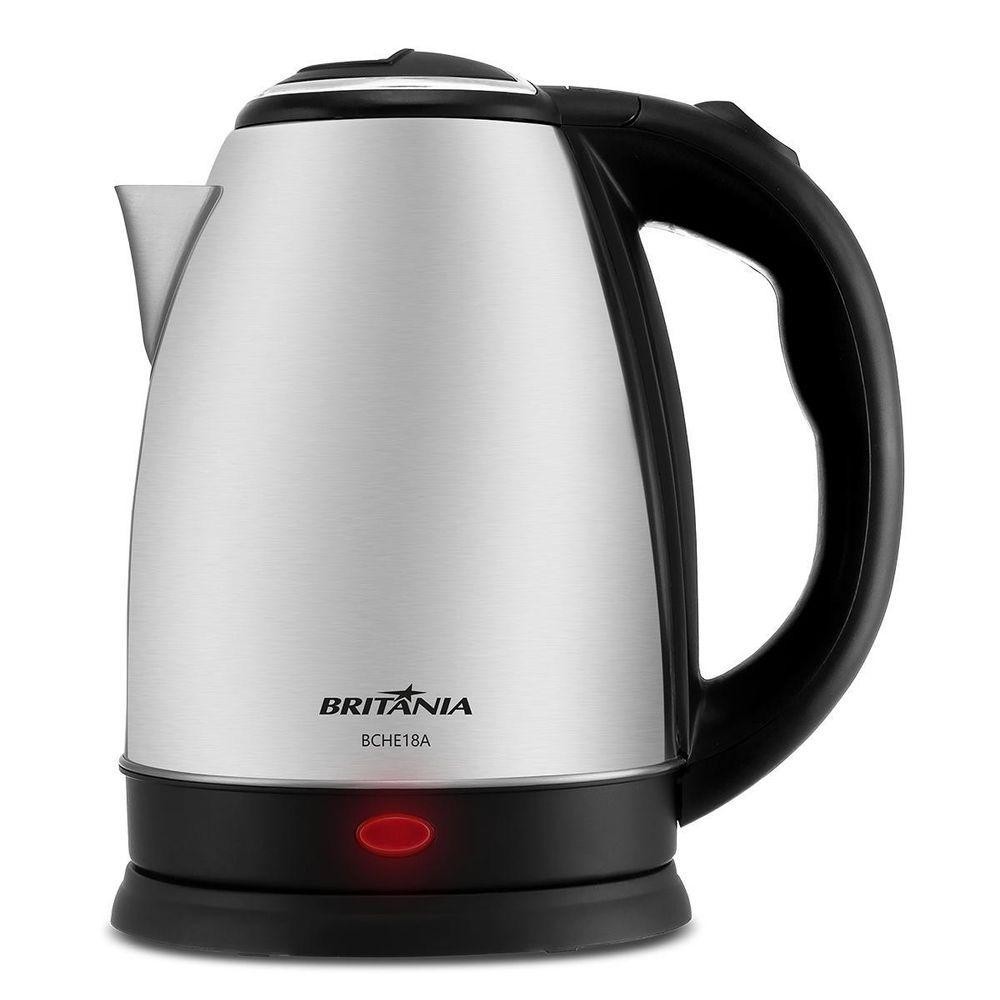 Chaleira Elétrica Britânia 1,8L Inox BCHE18A 220V — Eletroportáteis