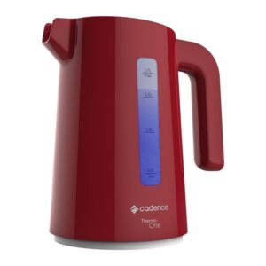 Chaleira Elétrica Cadence 1,7L 1200W Thermo One Vermelha
