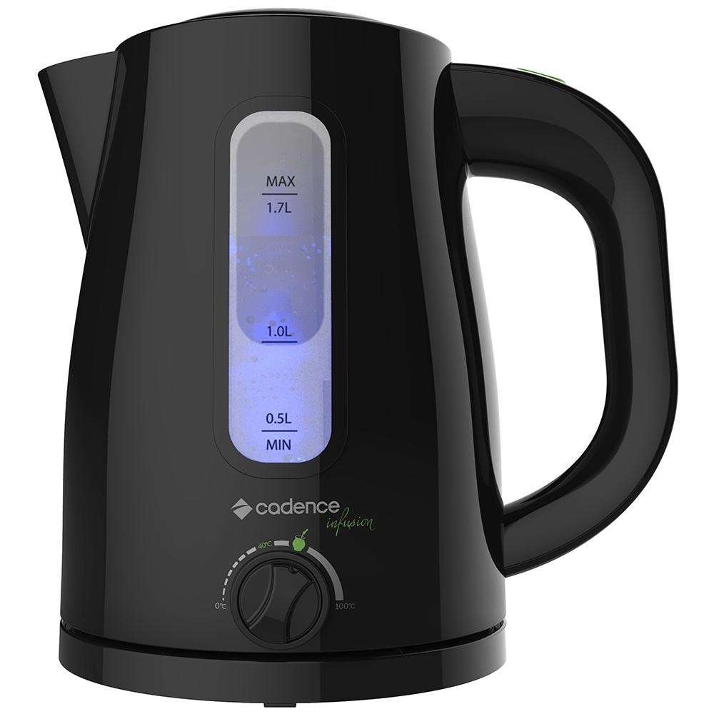 Chaleira Elétrica Cadence Infusion, 1,7L, com Seletor de Temperatura