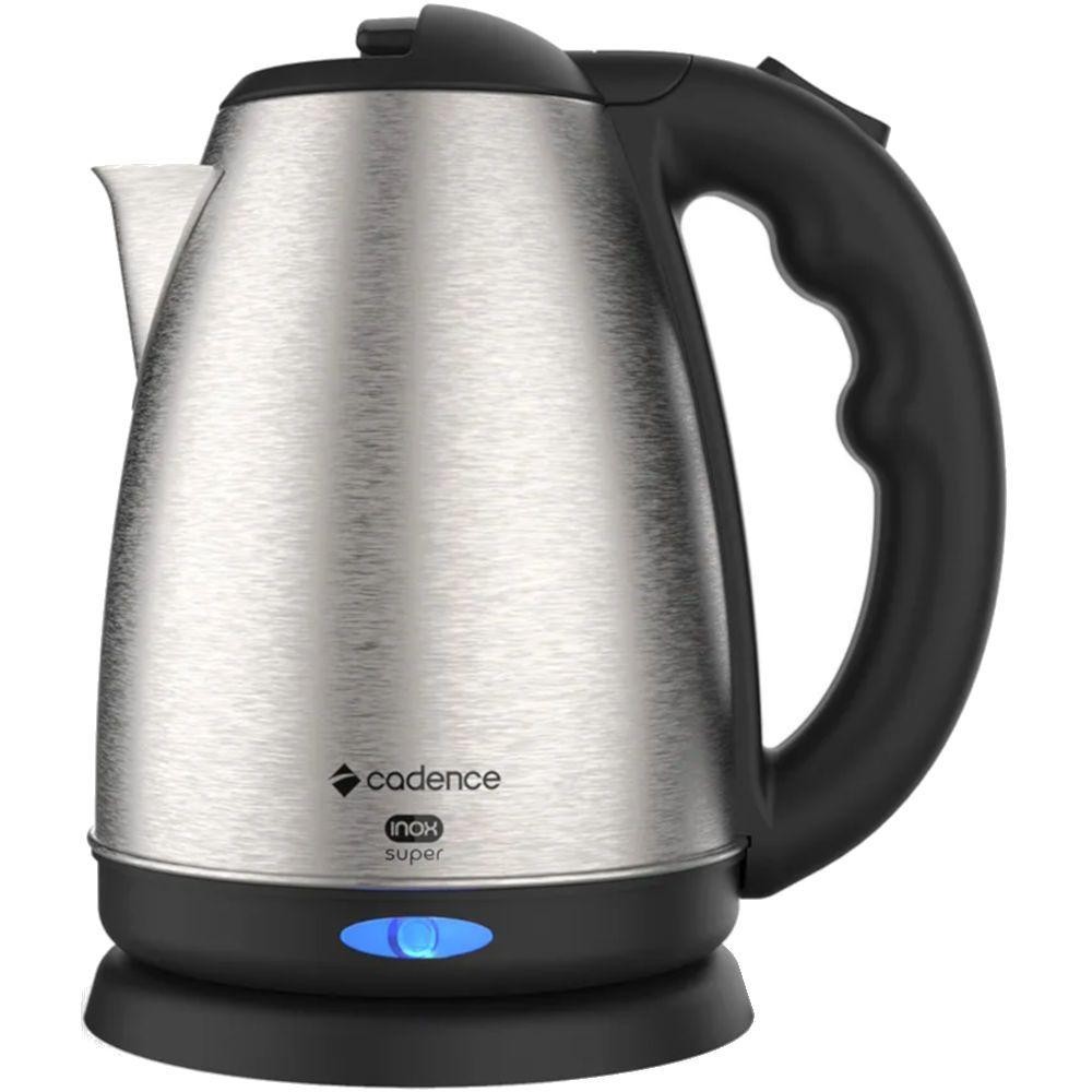 Chaleira Elétrica Cadence Jarra Inox 1,8L — Eletroportáteis