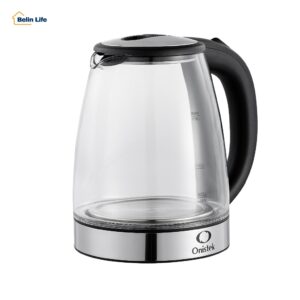 Chaleira Elétrica de Vidro Onistek 1,8L com Iluminação Interna e