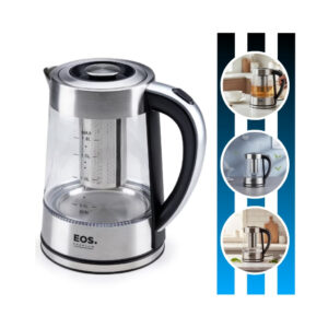 Chaleira Elétrica ECH04G Inox Glass Tea Premium Com Base Independente