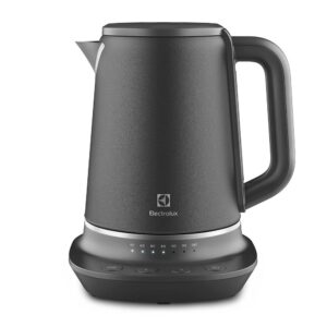 Chaleira Elétrica Electrolux 1,7L Inox Preta Expert com Tecnologia