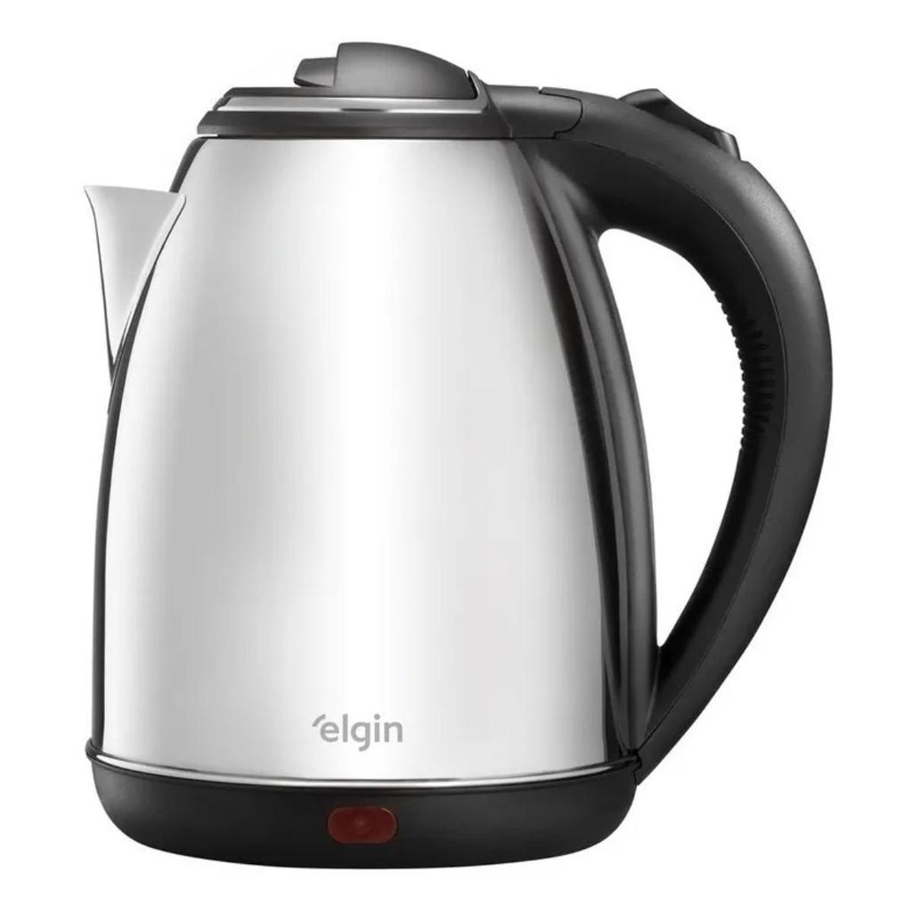 Chaleira Elétrica Elgin 1,8L Inox 1500w 127v ou 220v — Eletroportáteis