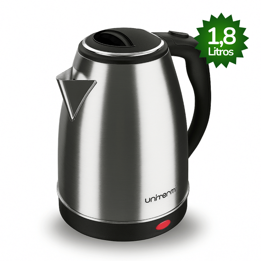 Chaleira Elétrica Inox 1,8L Atacama Térmica com Tampa Aquecimento