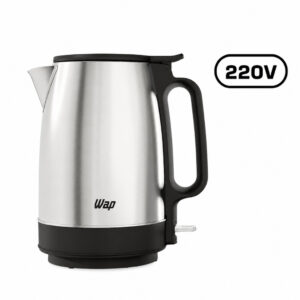 Chaleira Elétrica Wap Inox 1,7L Com Desligamento Automático, Base 360