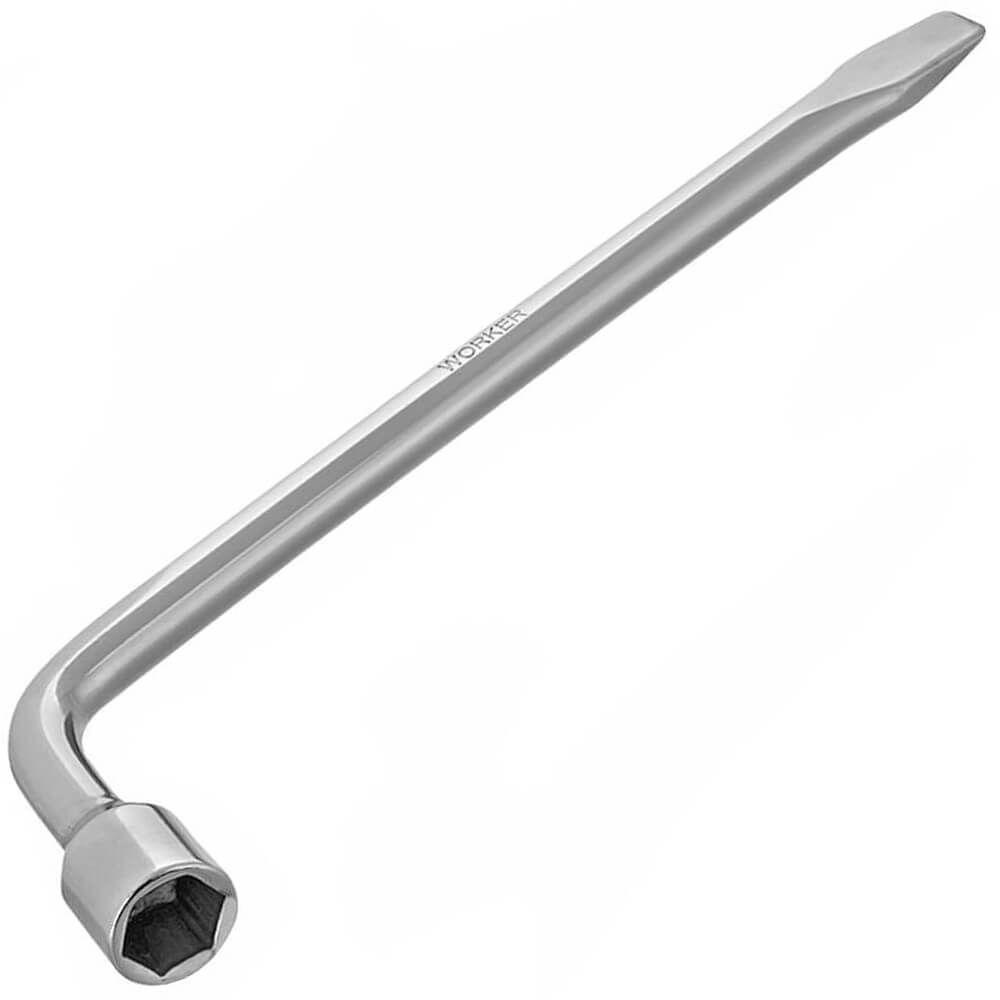 Chave De Roda L Carro 17mm Espatula Cromada Andorinha