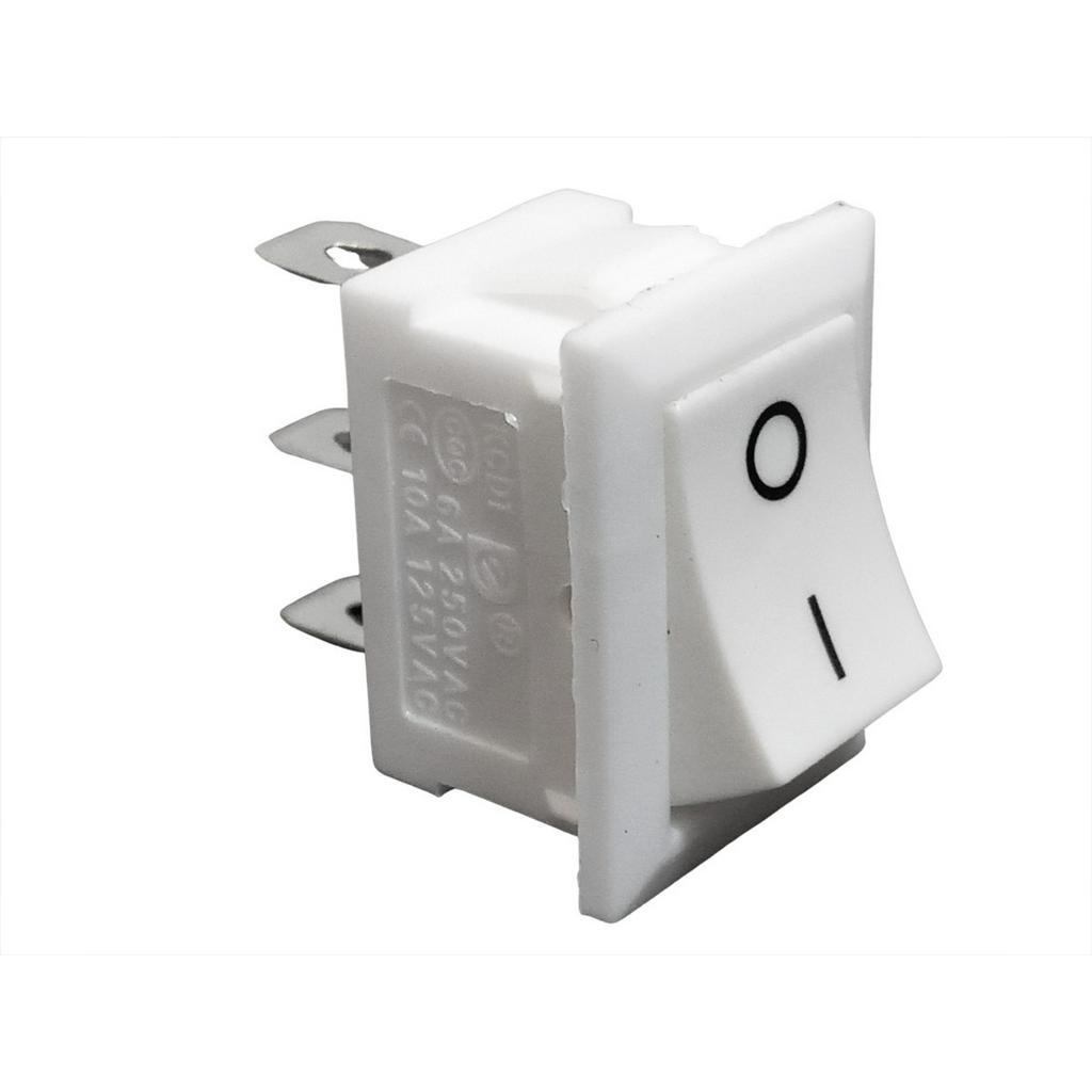 Chave Liga Desliga 110 Volts 10 Amperes ON Off Branca 10 Uni 12v 220v
