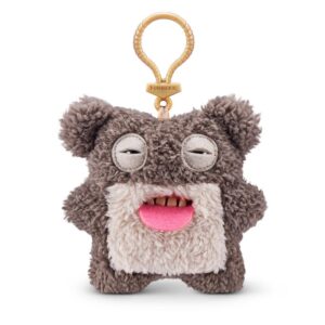Chaveiro de Pelúcia Fuggler Key Rings 13cm Cinza