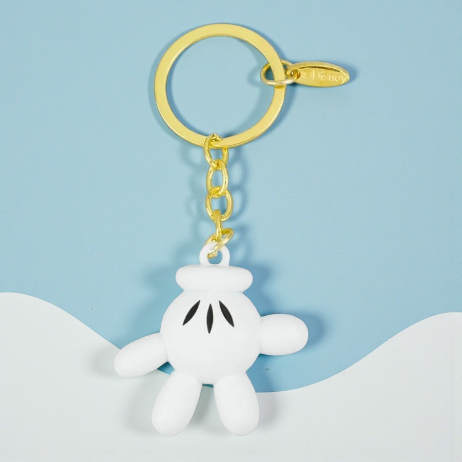 Chaveiro Metal Mickey Mouse Luva 3,5cm Disney Original 1 unidade Rizzo — Informática