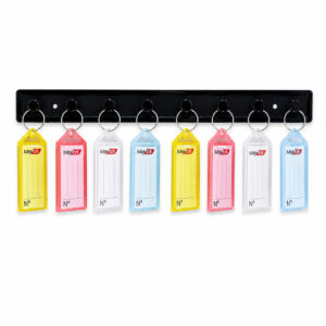 Chaveiro Organizador DE Chaves Com Suporte Para Fixação, 8 Chaveiros