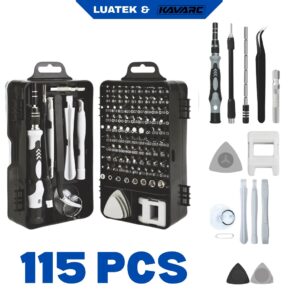 Chaves de Fenda Kit de Precisão com 115 Peças para Manutenção de