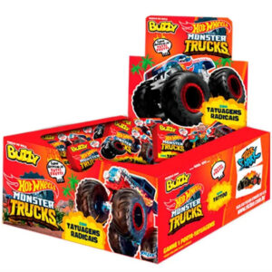 Chiclete Buzzy Hot Wheels Monster Trucks Tutti Frutti c 90 Riclan