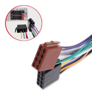 Chicote Força Plug Conector 16 Vias Fêmea Universal Plug Rádio MP3
