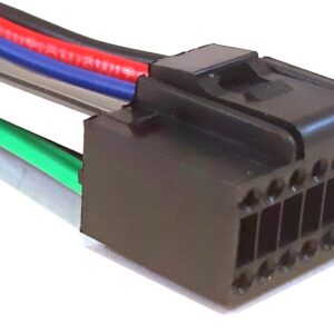 Chicote Rádio Kenwood E Pioneer Conector Compatíveis Som Automotivo