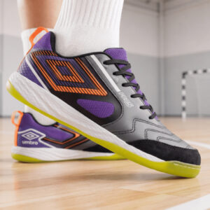 Chuteira Futsal Umbro Pro 5 Bump Couro Tênis de Futsal Profissional