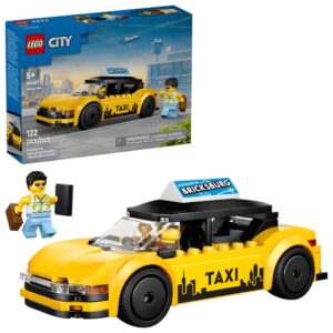 City Taxi Amarelo Blocos de Montar 60487 122 Peças Lego