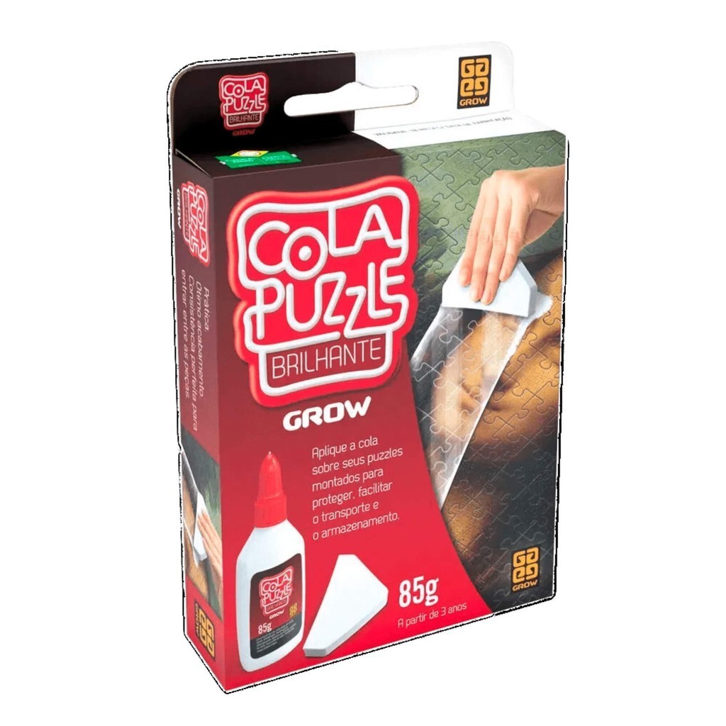 Cola Puzzle Quebra-Cabeça Brilhante Grow 01989 — Brinquedos