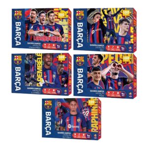 Coleção 1x Quebra-Cabeça Barça 100 Peças Mimo Toys