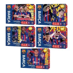 Coleção 1x Quebra Cabeça Barça 100 Peças Mimo Toys Jogo Brinquedo