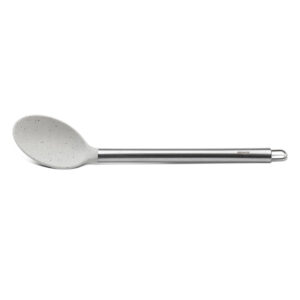 Colher Para Arroz Aço Inoxidável Base Silicone 33,5 cm Para Panela