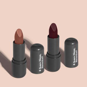 Combo Batom Efeito mate: Nude Marrom 130 3,8g Vinho 430 3,8g