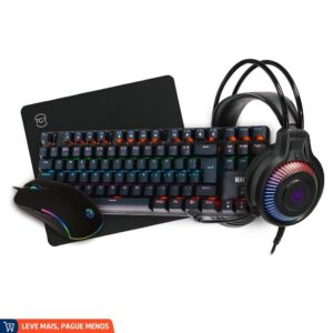 Combo Gamer, 4×1, Headset Mancer Twilight S Mouse Gamer Tgt Teclado