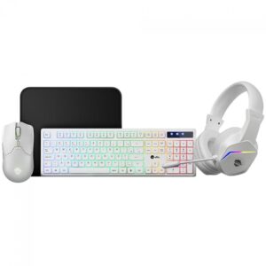 Combo Gamer Ninja Squad 4 Em 1, Headset, Teclado, Mouse e Mousepad